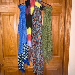 Bundle of four scarves